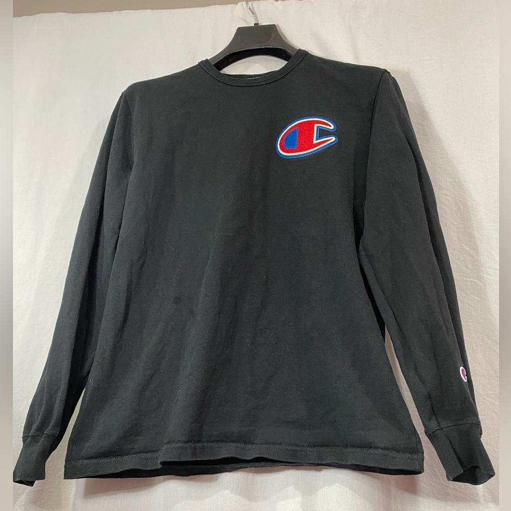 Champion Black Crewneck Long Sleeve